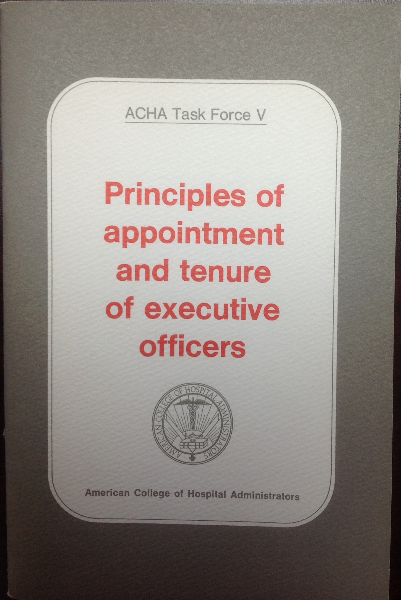 principles-of-appointment-and-tenure-of-executive-officers